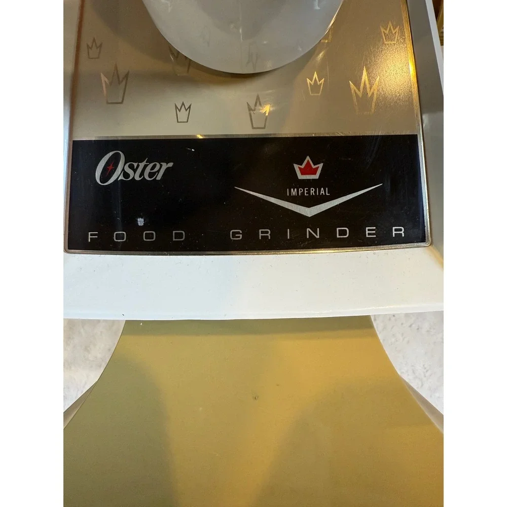 Vintage Oster Imperial Food Grinder Model 946-08F Electric Meat‎ Grinder